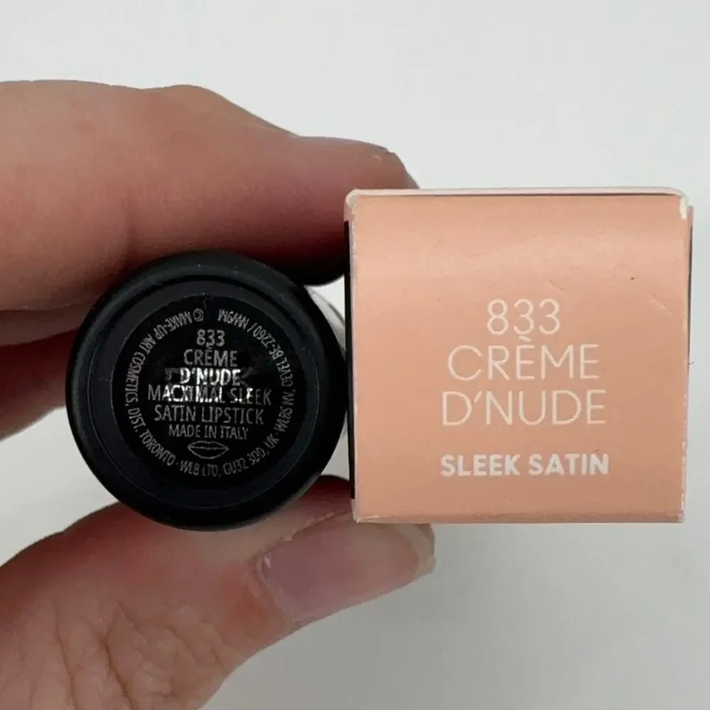 M·A·C MACximal 833 Crème D’Nude Sleek Satin Lipstick 0.12 oz New In Box
